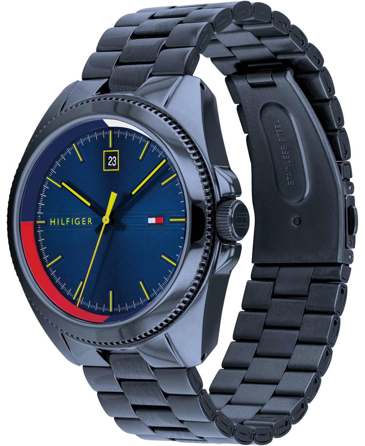 Tommy Hilfiger Men's Blue Stainless Steel Bracelet Watch 44mm