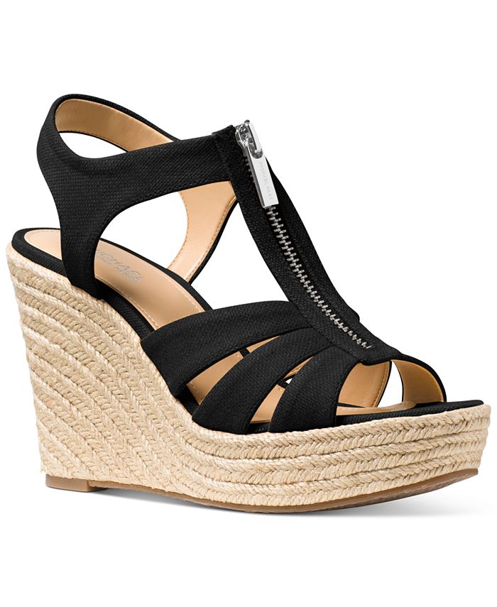 Michael Kors Women's Berkley Espadrille Wedge Sandals & Reviews - Sandals -  Shoes - Macy's