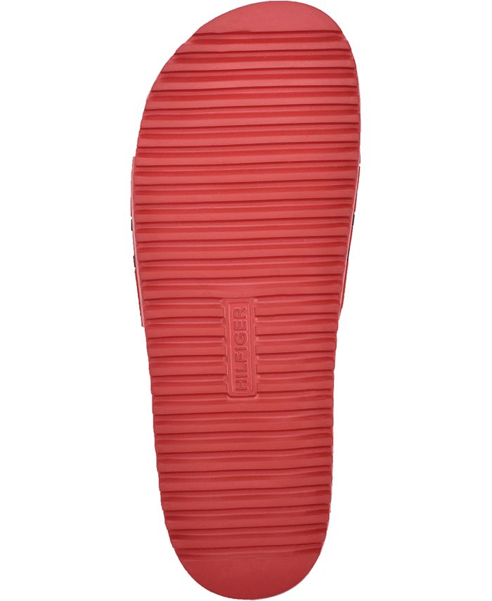 Tommy Hilfiger Men's Redder Flag Logo Pool Slide Sandals - Macy's