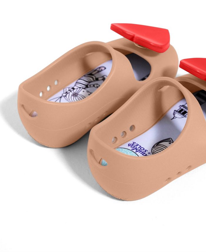 Baubles + Soles Toddler Girls Kaia Shoes with Twist Lock SlipOn