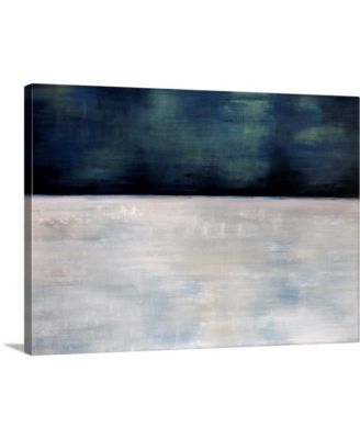 GreatBigCanvas - 40 in. x 30 in. "Arctic Night" by  Sydney Edmunds Canvas Wall Art