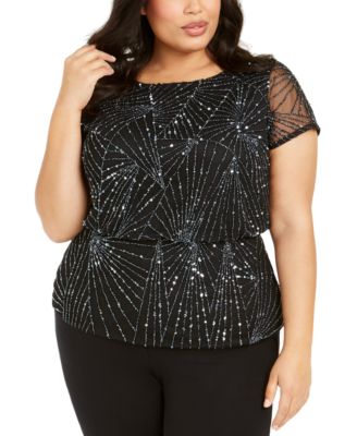 adrianna papell macys plus size