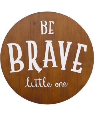 NoJo - NoJo "Be Brave Little One" Wood Nursery Wall D&eacute;cor