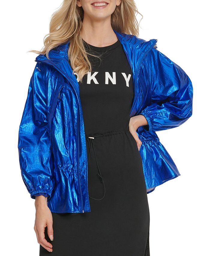 Dkny metallic jacket clearance