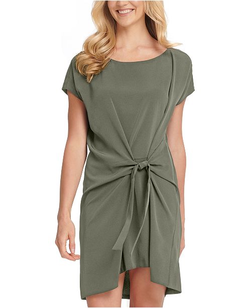 Dkny Tie Waist Dress Reviews Dresses Women Macy S
