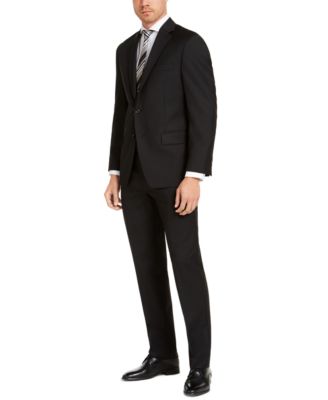 Michael Kors Mens Modern Fit Airsoft Stretch Suit Separates In Gray Sharkskin