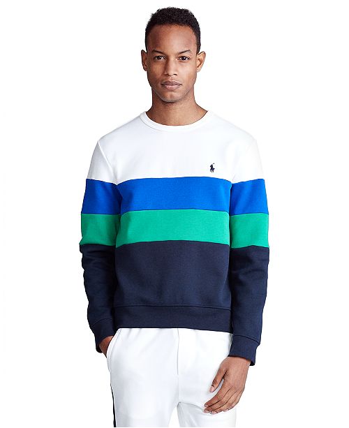 Polo Ralph Lauren Men S Color Blocked Sweatshirt Reviews Sweaters Men Macy S