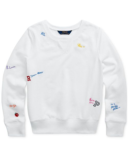 Polo Ralph Lauren Big Girls French Terry Pullover Reviews