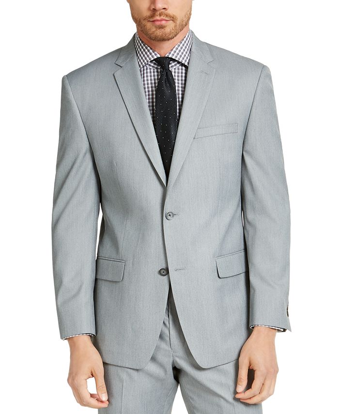 Marc New York Men's Modern Fit Suits Gray Size 40