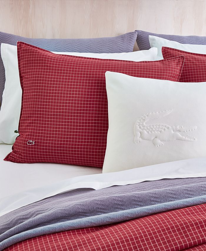 Lacoste Home Cross Court Reversible Comforter Set, King Macy's