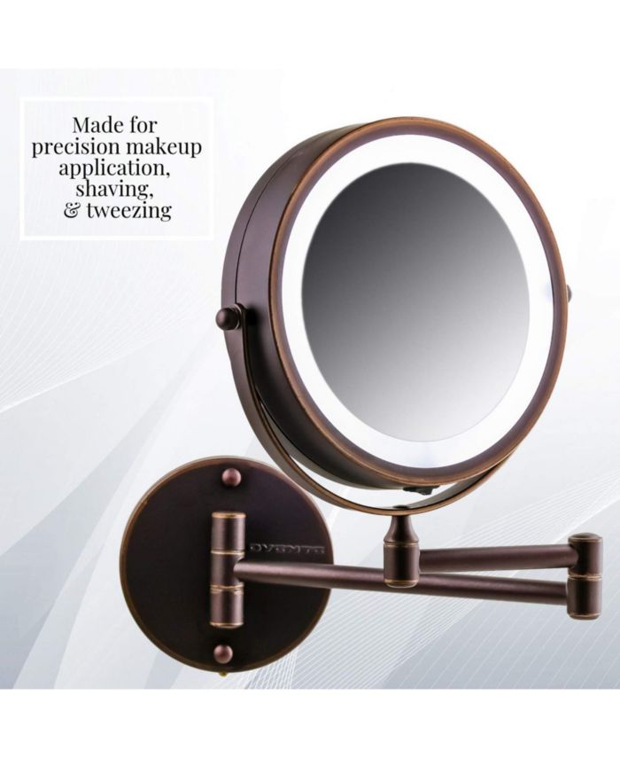 OVENTE Wall Mount LED Lighted Makeup Mirror & Reviews - Bathroom Accessories - Bed & Bath - Macy's