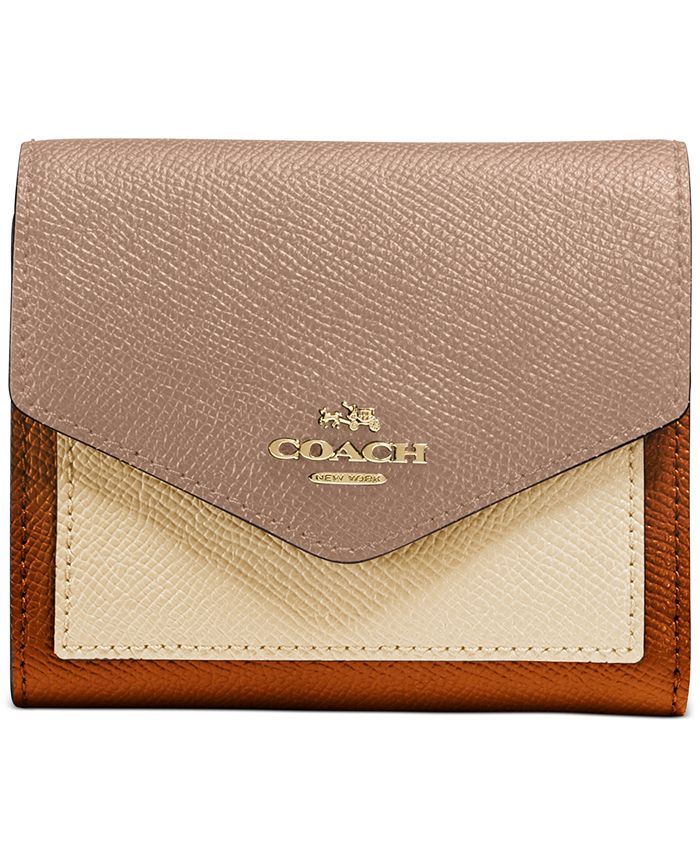 COACH Small Wallet in Colorblock Leather Macy s