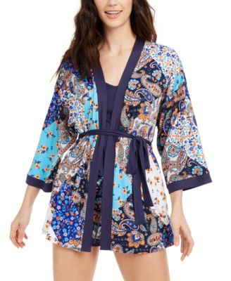 pajama set with robe