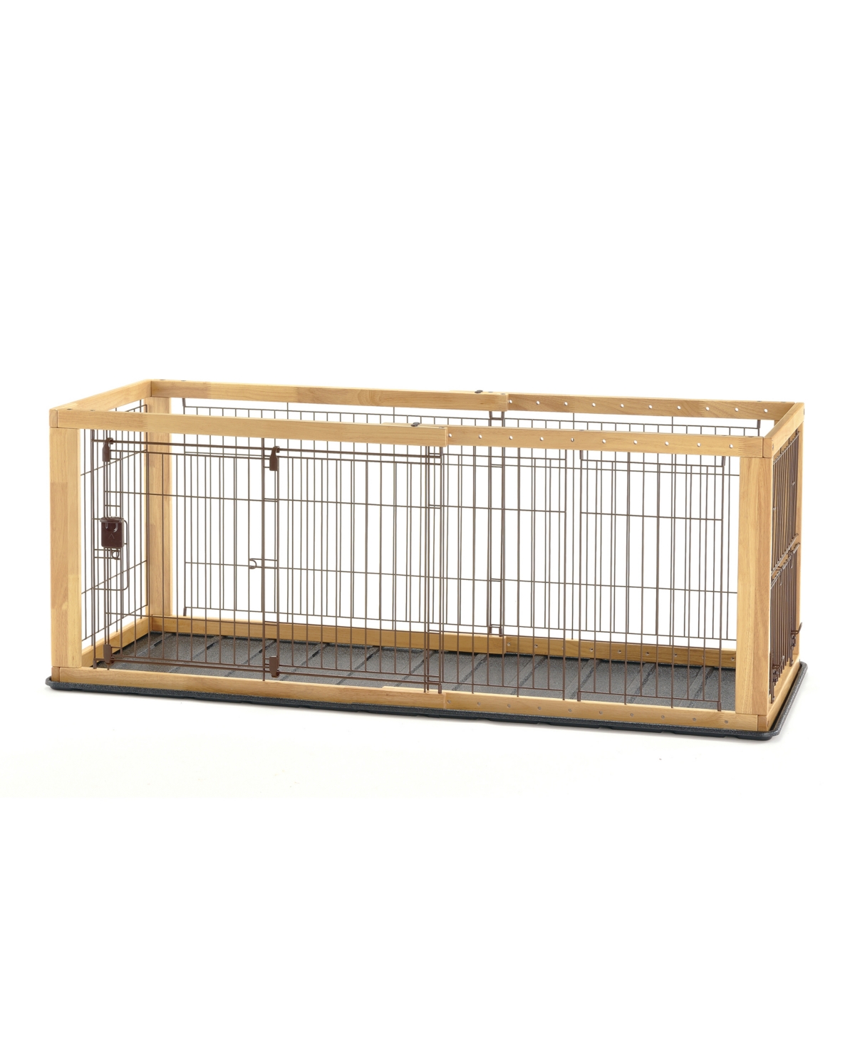 Expandable Pet Crate - Small - Dark Brown