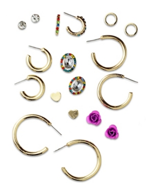 image of True Love Accessories Stud and Small Huggie Hoop Graduated Sets