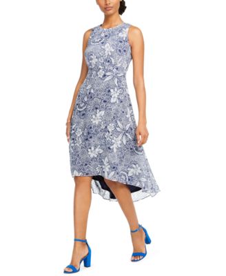 taylor floral fit and flare dress