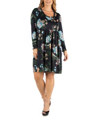knee length pleated dress