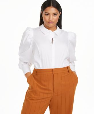 macys plus size formal tops