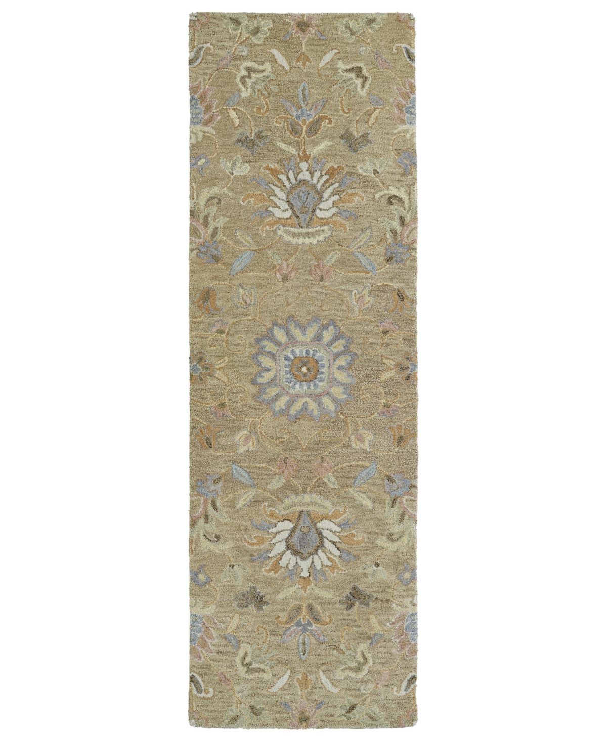 Kaleen Helena 3207-82 Light Brown 2'6in x 12' Runner Rug - Lt. Brown