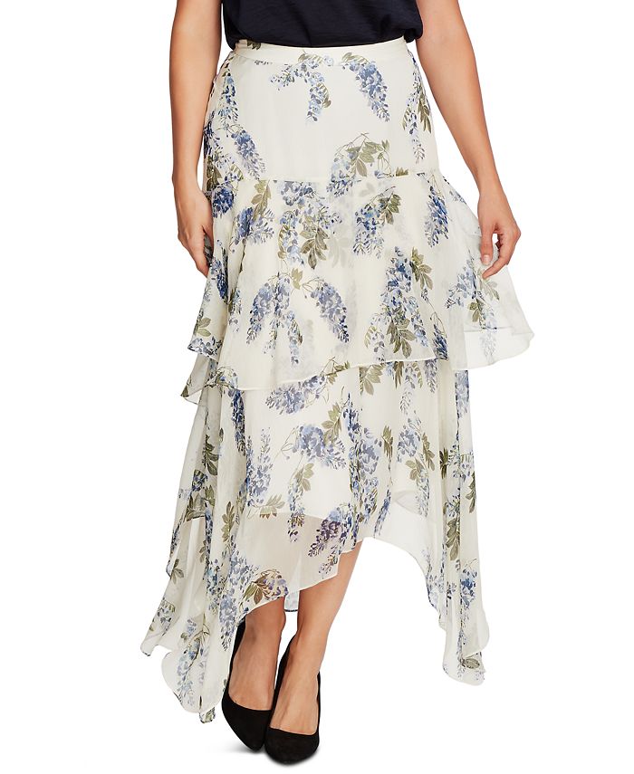 Vince Camuto Asymmetrical Tiered Skirt & Reviews - Skirts - Women - Macy's