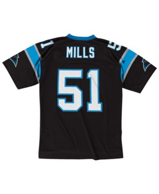 Nike Carolina Panthers No51 Sam Mills Black Women's NFL Fashion Game Jersey