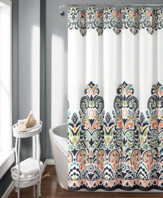 Clara Bohemian Shower Curtain, 72" x 72"