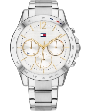 image of Tommy Hilfiger Women-s Chronograph Stainless Steel Bracelet Watch 38mm