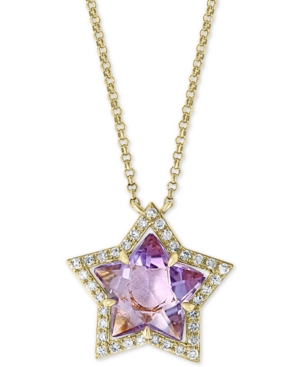 image of Effy Amethyst (2 3/8 ct. t.w.) & Diamond (1/6 ct. t.w.) 18