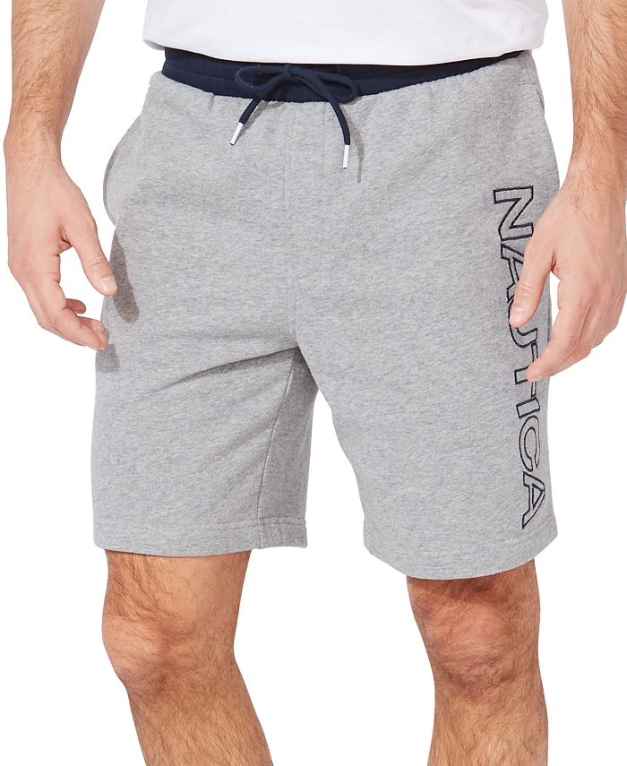 Nautica - Men's Fleece Knit Logo Shorts