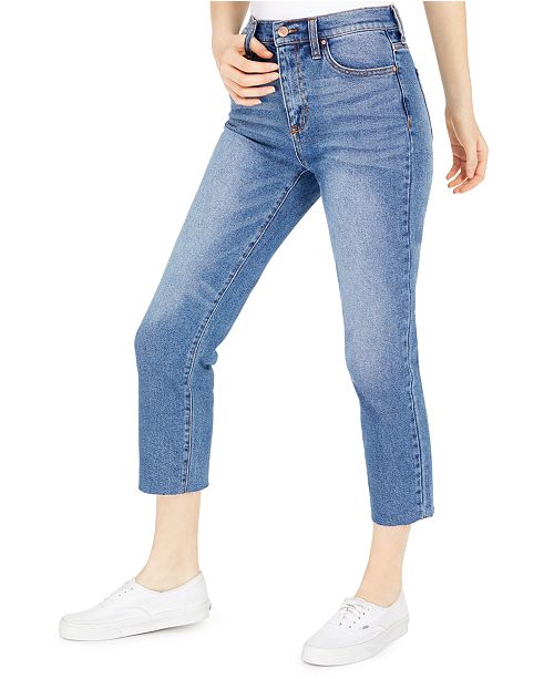 Celebrity Pink Juniors' Cropped Straight-Leg Jeans ...