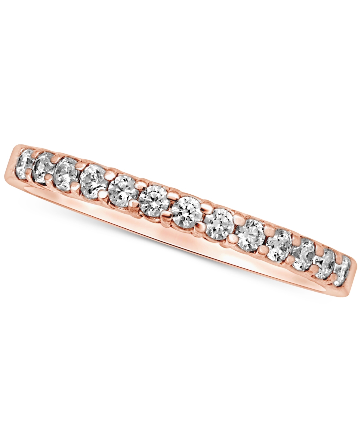 Diamond Band (1/4 ct. t.w.) in 14k White, Yellow, or- Rose Gold