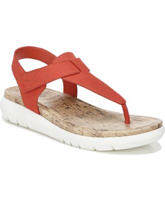 naturalizer red sandals