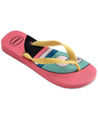 macy's yellow box flip flops