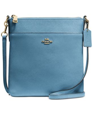 coach messenger crossbody in crossgrain leather