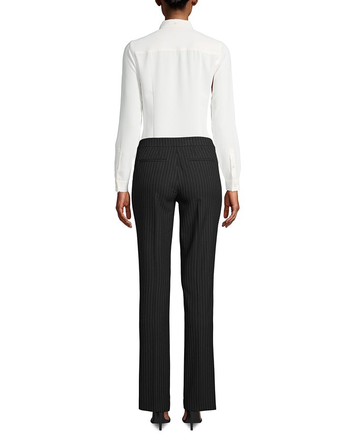 anne klein flare leg suit pants