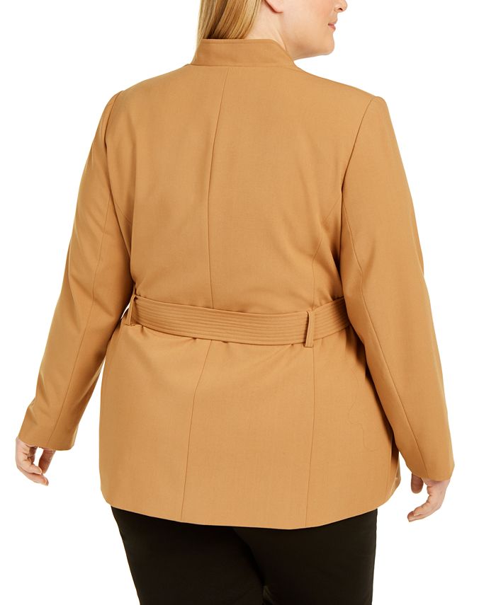 Calvin Klein Plus Size Belted Utility Jacket Macy's