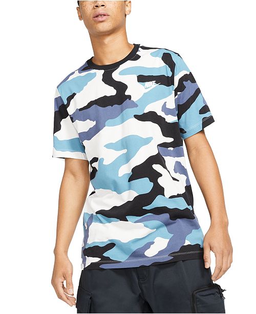 Nike Men S Sportswear Camo T Shirt Reviews T Shirts Men