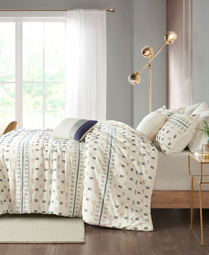 Urban Habitat Auden 5Piece Full/Queen Jacquard Duvet Cover Set