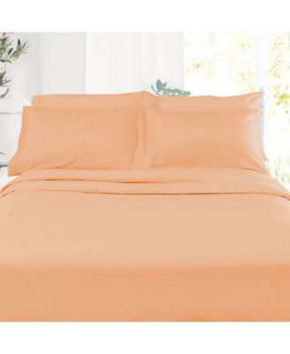 CLARA CLARK Premier 1800 Series 4 Piece Deep Pocket Bed Sheet Set ...