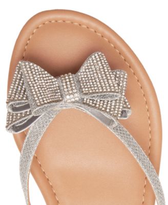 macy's bow sandals