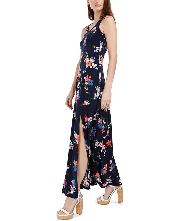 Michael Kors Floral-Print Maxi Dress - Macy's