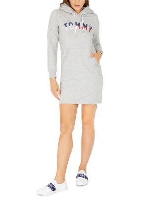 Tommy Hilfiger Logo Hoodie Sweatshirt Dress - Macy's
