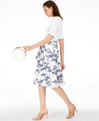 INC International Concepts INC Toile Midi Skirt, Created for Macy's