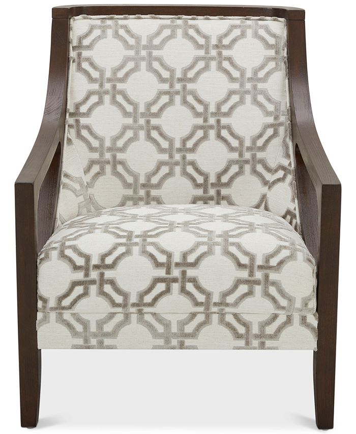 Furniture Yazlan 28" Fabric Accent Chair Macy's