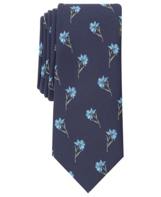 Bar III - Men's Field of Daisies Skinny Tie