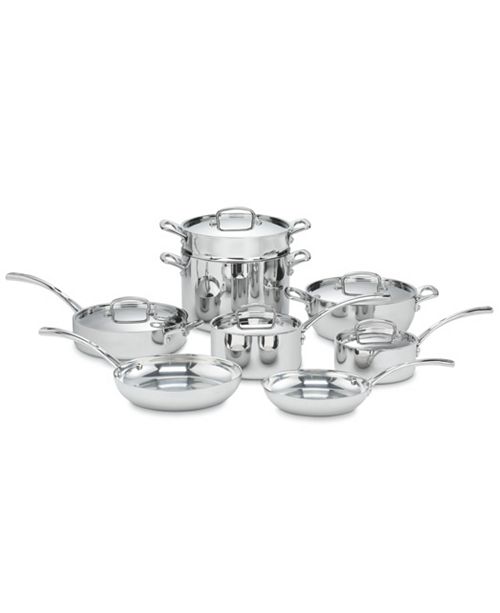 Cuisinart French Classic Stainless 13Pc. Cookware Set & Reviews