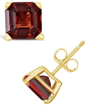 image of Garnet (2-1/2 ct. t.w.) Stud Earrings in 14K Yellow Gold