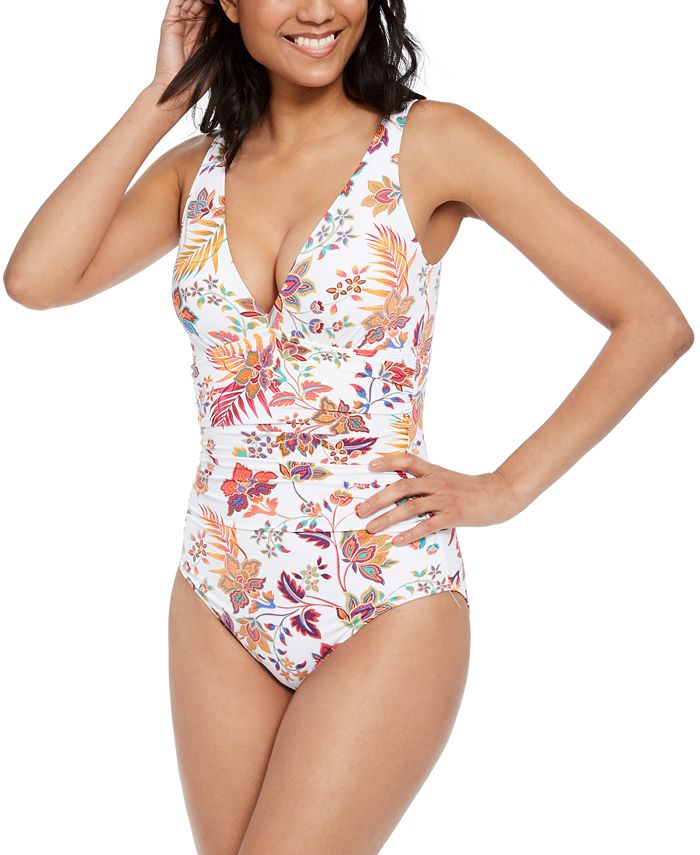 Lauren Ralph Lauren Lauren by Ralph Lauren Jacobean Floral-Print One-Piece  Swimsuit & Reviews - Swimsuits & Cover-Ups - Women - Macy's