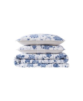 Cottage Classics - Estate Bloom 3-Piece Full/Queen Quilt Set