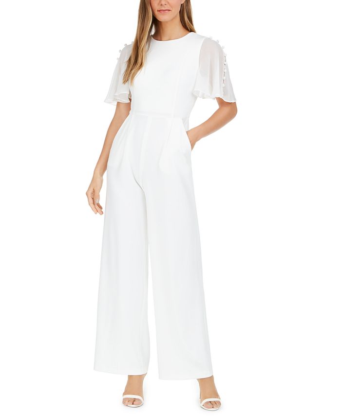 Macy's calvin klein sales jumpsuit